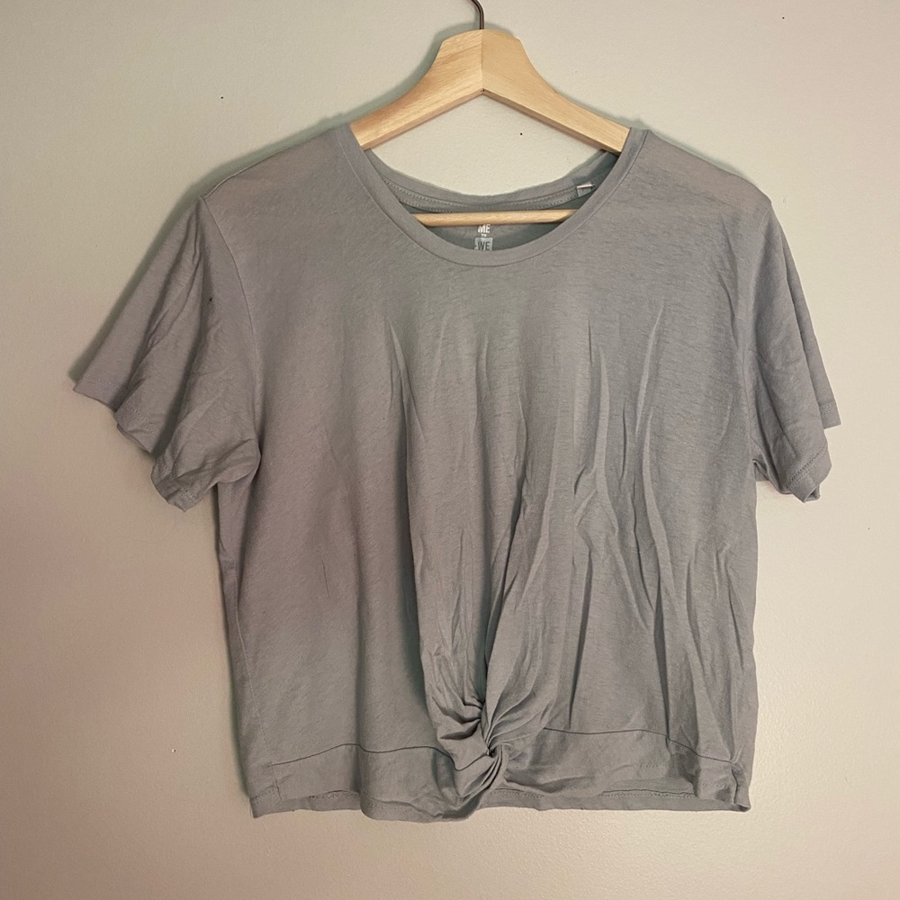 Light blue pacsun tie shirt